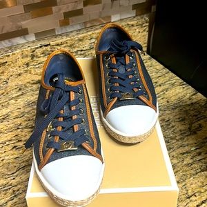 MICHAEL KORS DENIM TENNIS SHOES